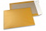 Buste con dorso rigido colorate - Oro, 229 x 324 mm | Paesedellebuste.it