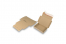 Scatole fustellate con lembo autoadesivo - 160 x 120 x 25 mm (A6), marrone | Paesedellebuste.it