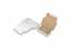 Scatole fustellate con lembo autoadesivo - 160 x 120 x 25 mm (A6), bianco | Paesedellebuste.it