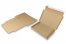 Scatole fustellate con lembo autoadesivo - 310 x 220 x 25 mm (A4), marrone | Paesedellebuste.it