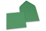 Buste colorate per biglietti d'auguri - verde scuro, 155 x 155 mm | Paesedellebuste.it