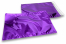 Buste metallizzate colorate viola - 320 x 430 mm | Paesedellebuste.it
