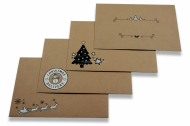 Buste in carta Kraft natalizie | Paesedellebuste.it