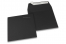 Buste di carta colorate - Nero, 160 x 160 mm | Paesedellebuste.it