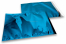 Buste metallizzate colorate blu - 320 x 430 mm | Paesedellebuste.it