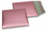 Buste imbottite metallizzate opache ECO - oro rosa 165 x 165 mm | Paesedellebuste.it
