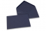 Buste colorate per biglietti d'auguri - blu scuro, 125 x 175 mm | Paesedellebuste.it