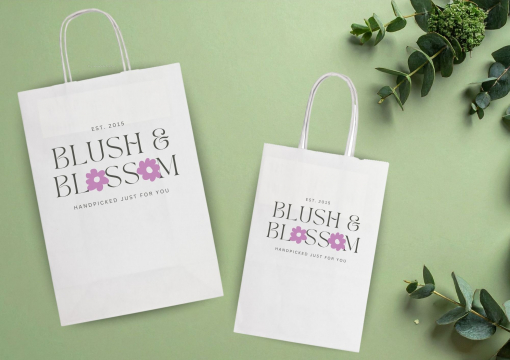 Sacchetti di carta con manici intrecciati | Paesedellebuste.it