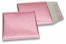 Buste imbottite metallizzate ECO - oro rosa 165 x 165 mm | Paesedellebuste.it