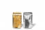 Sacchetti Doypack metallizzati trasparenti - oro metallizzato, 110 x 185 x 70 mm - 250 ml | Paesedellebuste.it