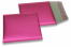 Buste imbottite metallizzate opache ECO - rosa 165 x 165 mm | Paesedellebuste.it