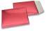 Buste imbottite metallizzate ECO - rosso 180 x 250 mm | Paesedellebuste.it