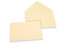 Buste colorate per biglietti d'auguri - bianco avorio, 114 x 162 mm | Paesedellebuste.it
