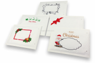 Witte kerst luchtkussen enveloppen - compilatie | Paesedellebuste.it