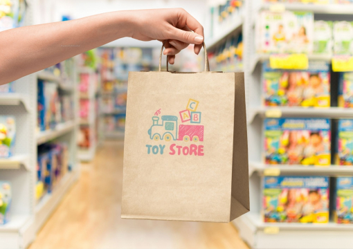 Sacchetti di carta con manici intrecciati | Paesedellebuste.it