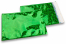 Buste metallizzate colorate verde olografico - 162 x 229 mm | Paesedellebuste.it