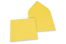 Buste colorate per biglietti d'auguri - giallo buttercup, 155 x 155 mm | Paesedellebuste.it