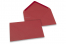 Buste colorate per biglietti d'auguri - rosso scuro, 125 x 175 mm | Paesedellebuste.it