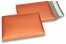 Buste imbottite metallizzate opache ECO - arancione 180 x 250 mm | Paesedellebuste.it