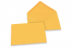 Wenskaart enveloppen gekleurd - goudgeel, 114 x 162 mm | Paesedellebuste.it