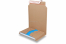 Imballaggio per libri MultiStar - avvolgere l'imballaggio attorno al libro - marrone | Paesedellebuste.it