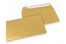 Buste di carta colorate - Oro metallizzato, 162 x 229 mm  | Paesedellebuste.it