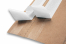 Sacchetti di carta con lembo autoadesivo - marrone con striscia adesiva di ritorno | Paesedellebuste.it