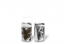 Sacchetti Doypack metallizzati trasparenti - argento metallizzato, 85 x 145 x 50 mm - 100 ml | Paesedellebuste.it