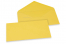 Buste colorate per biglietti d'auguri - giallo buttercup, 110 x 220 mm | Paesedellebuste.it