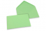 Buste colorate per biglietti d'auguri - verde menta, 125 x 175 mm | Paesedellebuste.it