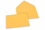 Buste colorate per biglietti d'auguri - giallo oro, 133 x 184 mm | Paesedellebuste.it