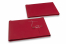 Buste con corda e rondella - 162 x 229 x 25 mm, rosso | Paesedellebuste.it