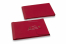 Buste con corda e rondella - 114 x 162 x 25 mm, rosso | Paesedellebuste.it