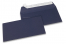 Buste di carta colorate - Blu scuro, 110 x 220 mm | Paesedellebuste.it