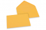 Buste colorate per biglietti d'auguri - giallo oro, 125 x 175 mm | Paesedellebuste.it
