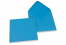 Buste colorate per biglietti d'auguri - blu oceano, 155 x 155 mm | Paesedellebuste.it