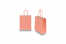 Sacchetti di carta con manici intrecciati - rosa salmone, 180 x 80 x 220 mm, 90 grammi | Paesedellebuste.it