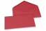 Buste colorate per biglietti d'auguri - rosso, 110 x 220 mm | Paesedellebuste.it