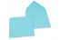 Buste colorate per biglietti d'auguri - azzurro cielo, 155 x 155 mm | Paesedellebuste.it