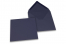 Buste colorate per biglietti d'auguri - blu scuro, 155 x 155 mm | Paesedellebuste.it