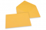Buste colorate per biglietti d'auguri - giallo oro, 162 x 229 mm | Paesedellebuste.it