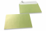 Buste colorate madreperla verde lime - 162 x 229 mm | Paesedellebuste.it