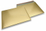 Buste imbottite metallizzate opache ECO - oro 320 x 425 mm | Paesedellebuste.it
