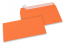 Buste di carta colorate - Arancione , 110 x 220 mm | Paesedellebuste.it