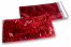 Buste metallizzate colorate rosso olografico - 114 x 229 mm | Paesedellebuste.it