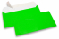 Buste fluorescenti - verde, senza finestra | Paesedellebuste.it