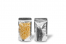 Sacchetti Doypack metallizzati trasparenti - argento metallizzato, 110 x 185 x 70 mm - 250 ml | Paesedellebuste.it