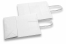 Sacchetti di carta con manici intrecciati - bianco, 180 x 80 x 220 mm, 90 grammi | Paesedellebuste.it