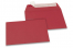 Buste di carta colorate - Rosso scuro, 114 x 162 mm  | Paesedellebuste.it