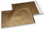 Buste metallizzate colorate opache bronzo - 180 x 250 mm | Paesedellebuste.it